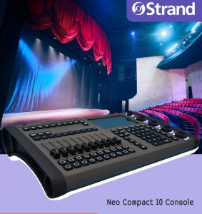 NEO COMPACT 10  Strand kονσόλα φωτισμού με 2048 κανάλια